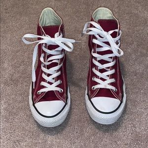 Maroon Converse